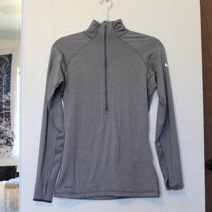 Nike Heather Grey Running Jacket